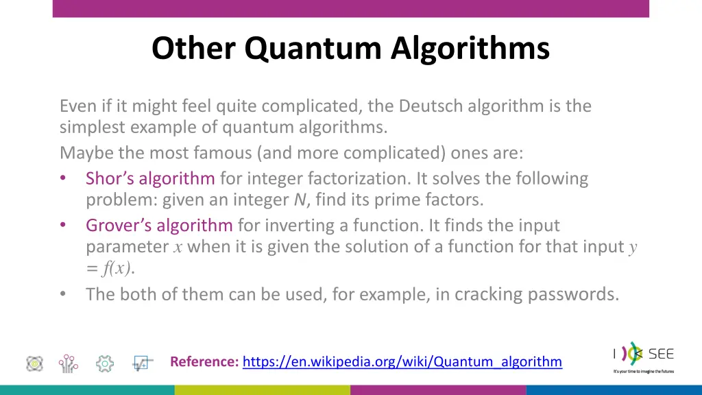 other quantum algorithms