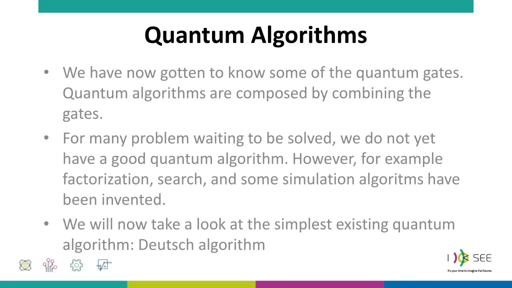 quantum algorithms