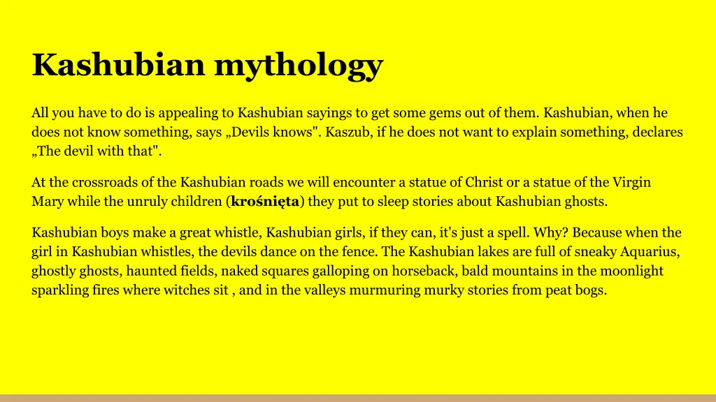 kashubian mythology 2