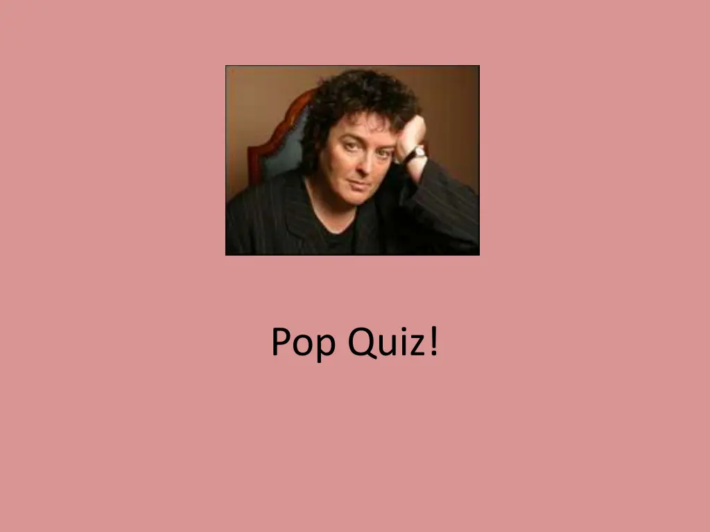 pop quiz