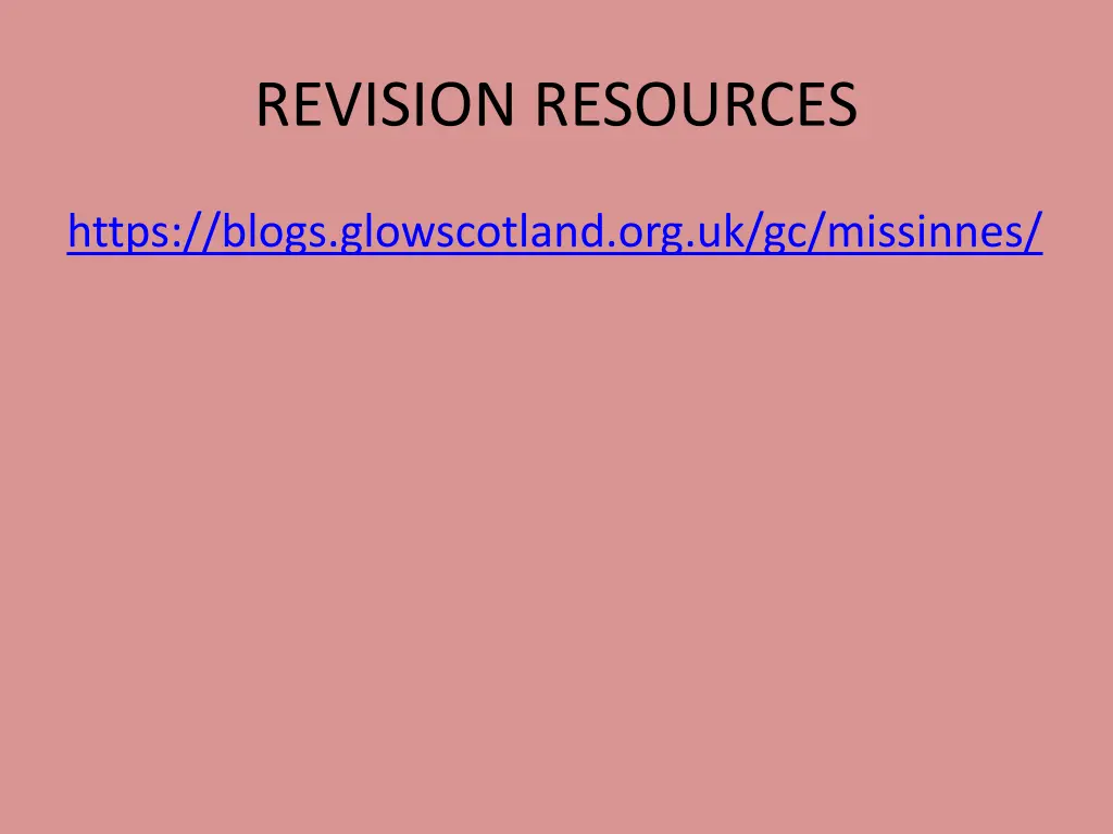 revision resources