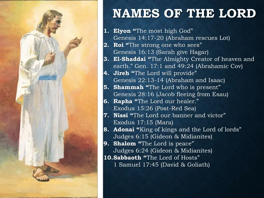 names of the lord 1