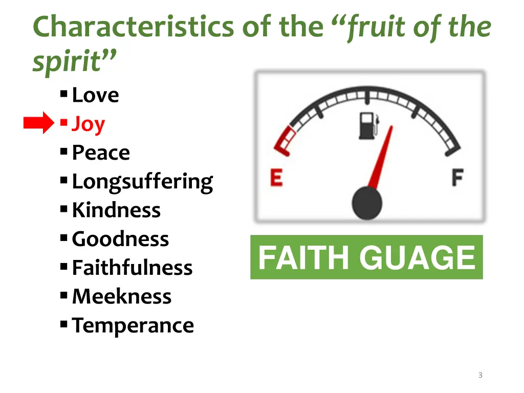 characteristics of the fruit of the spirit love