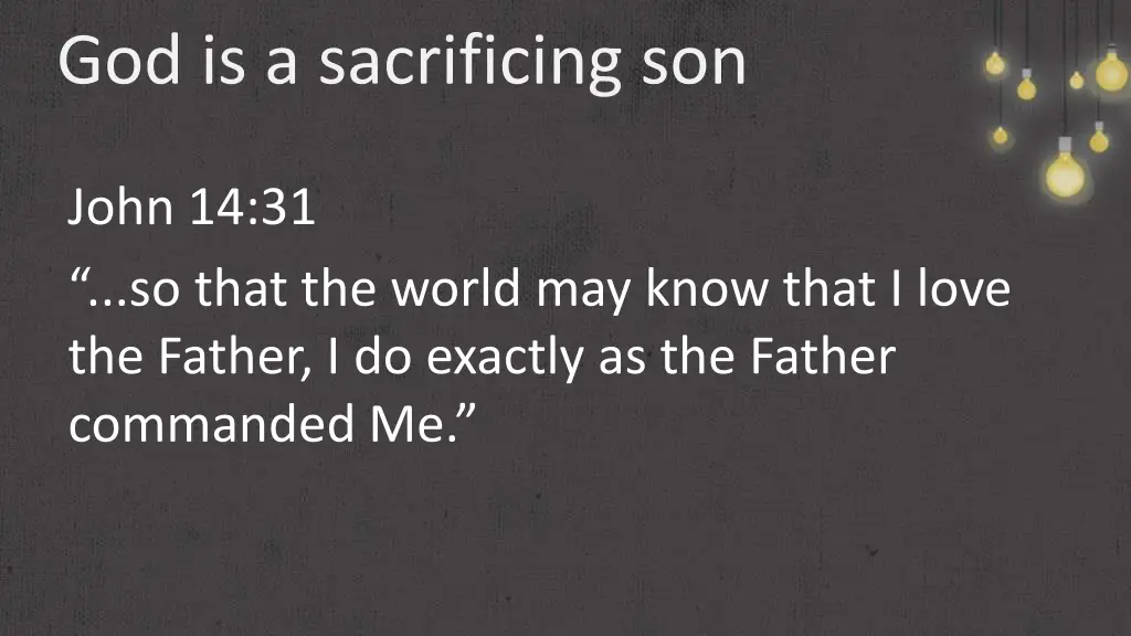 god is a sacrificing son 3