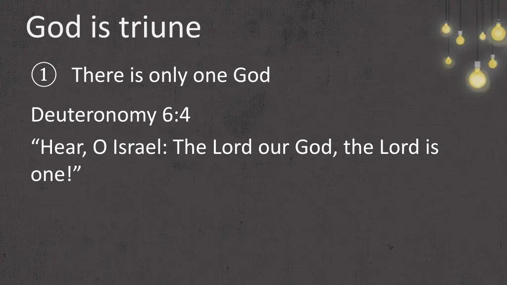 god is triune 2