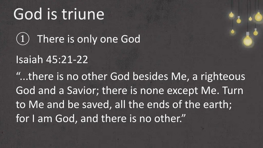 god is triune 3