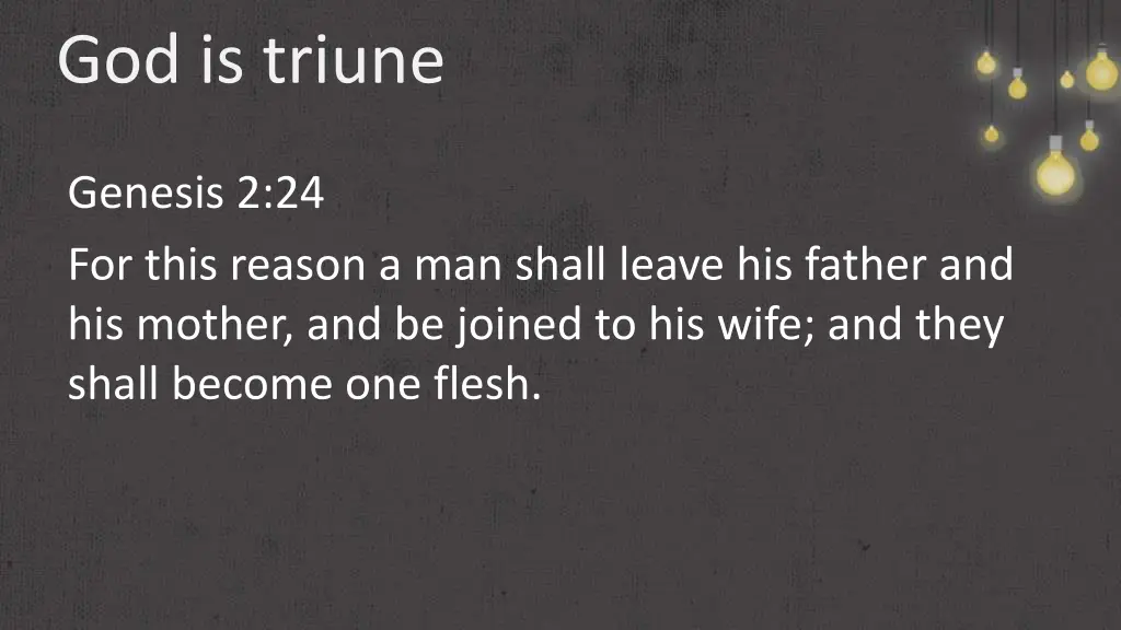 god is triune 8