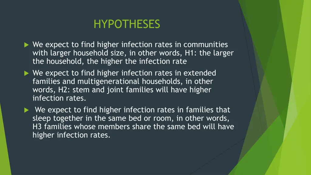 hypotheses