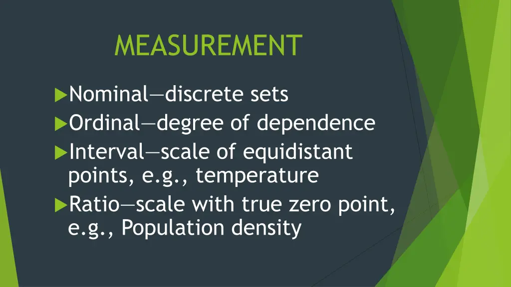 measurement