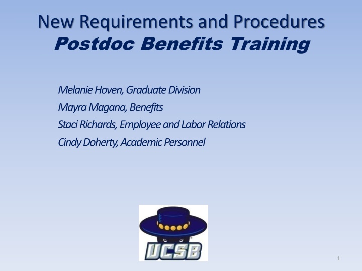 new requirements and procedures postdoc benefits