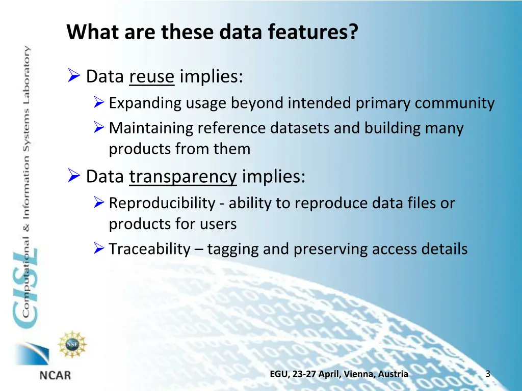 what are these data features