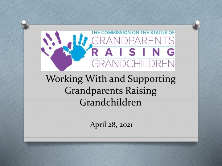 working with and supporting grandparents raising