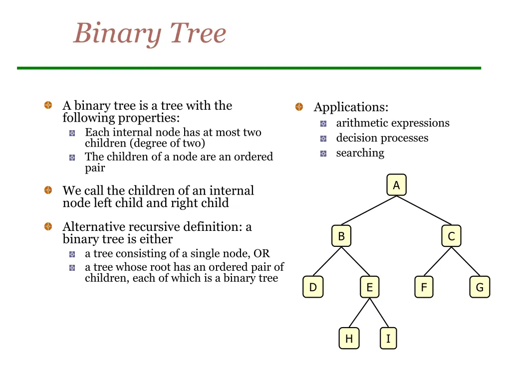 binary tree