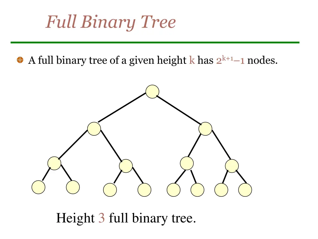 full binary tree