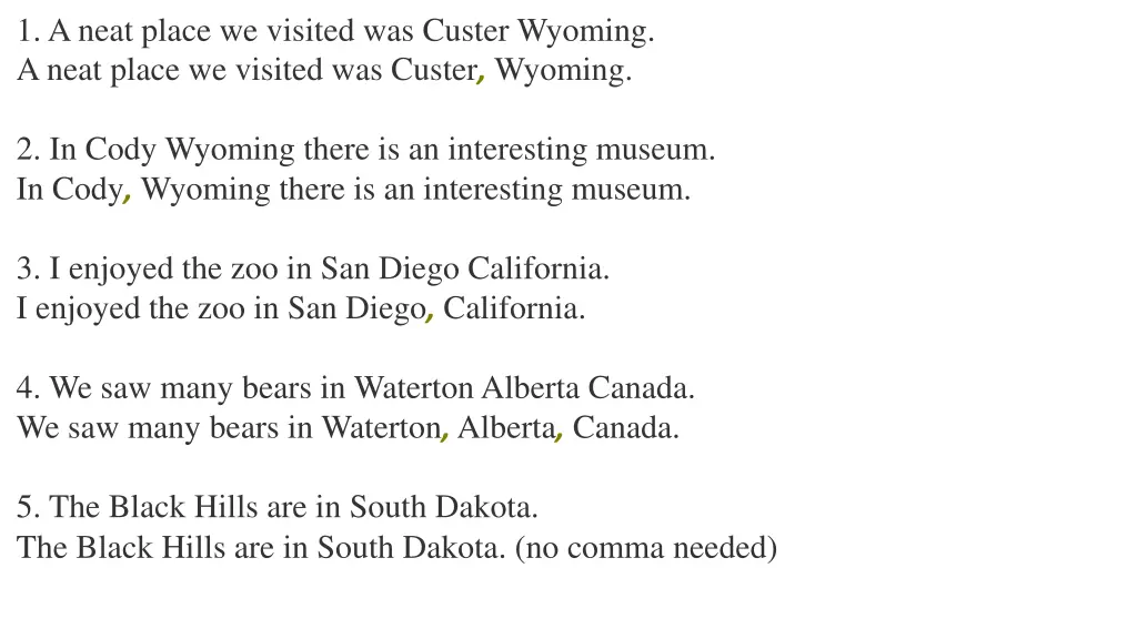 1 a neat place we visited was custer wyoming