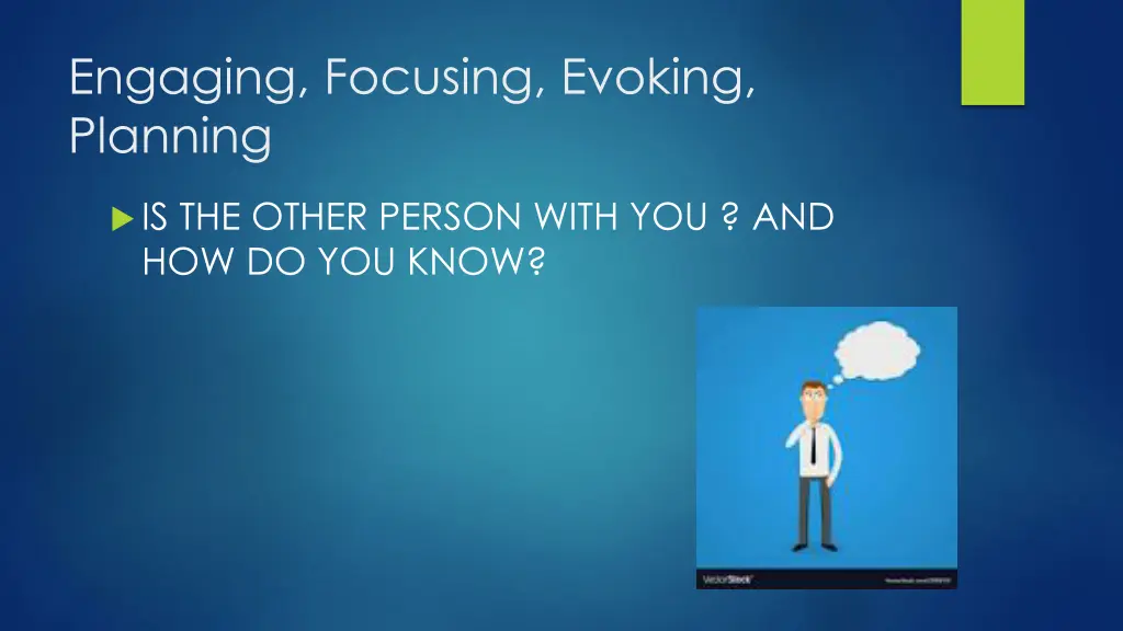 engaging focusing evoking planning 1