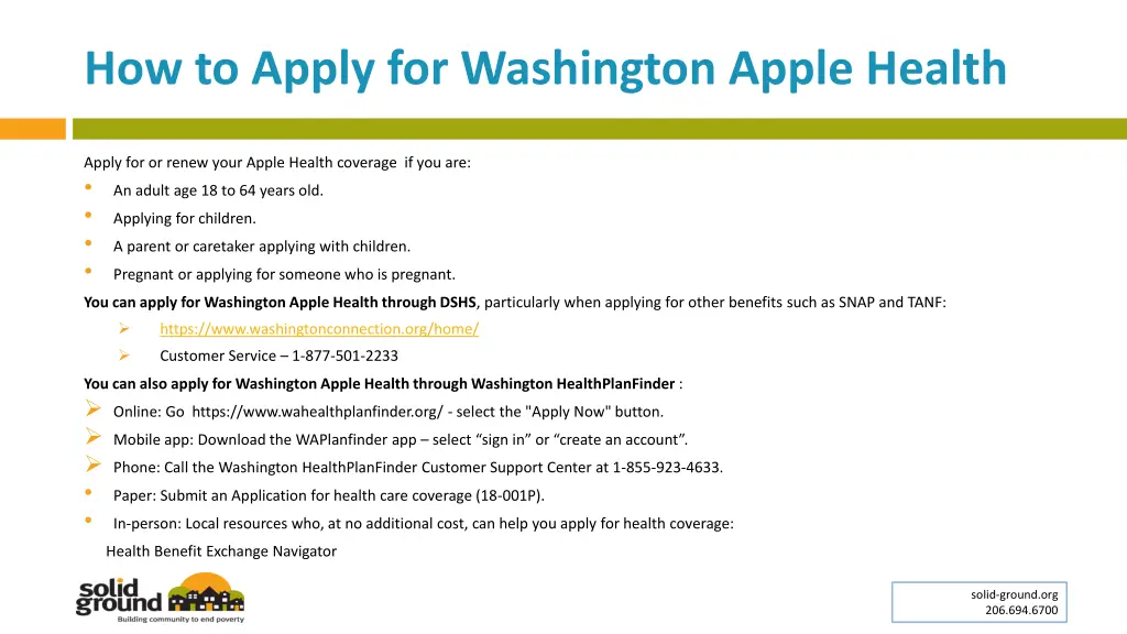 how to apply for washington apple health