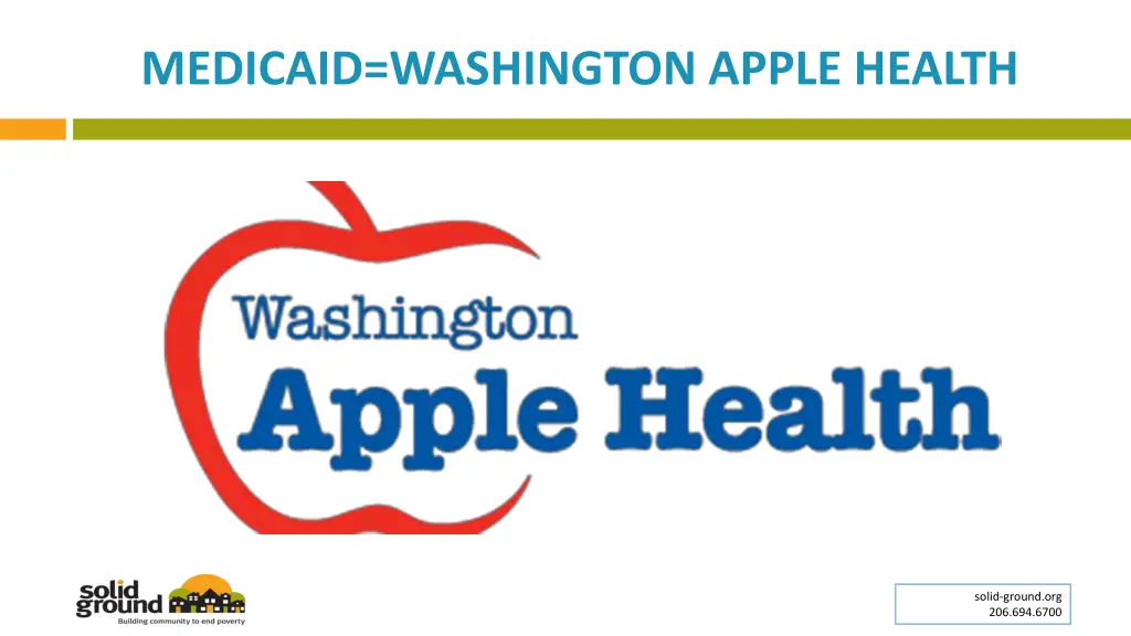 medicaid washington apple health