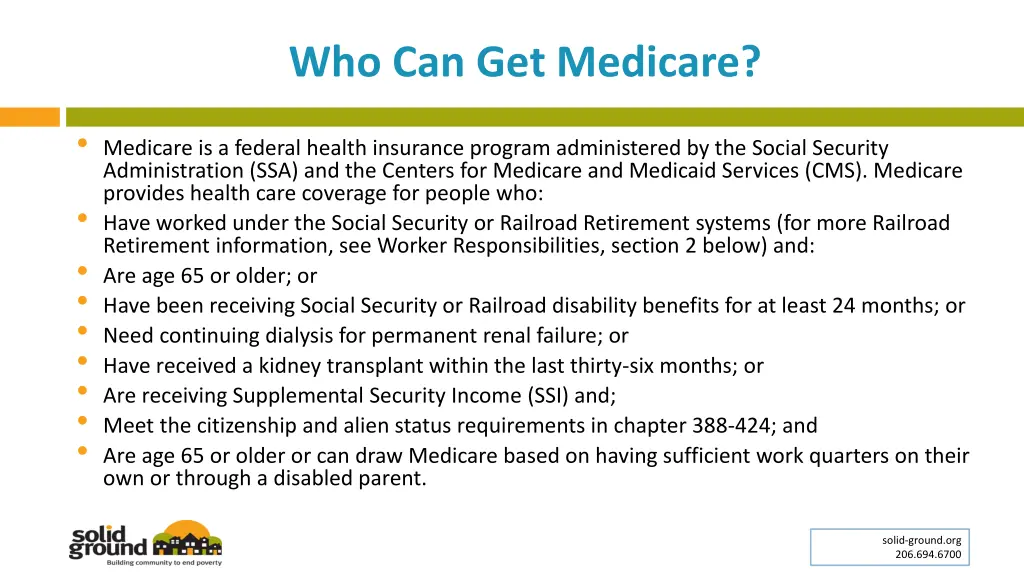 who can get medicare