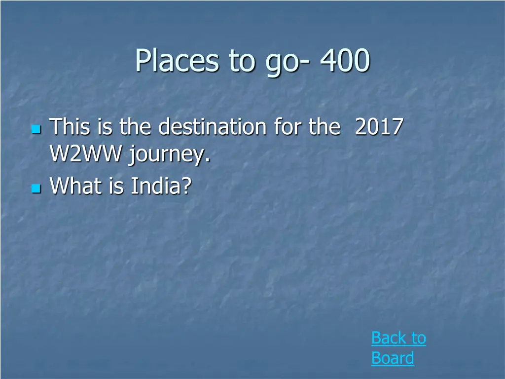 places to go 400