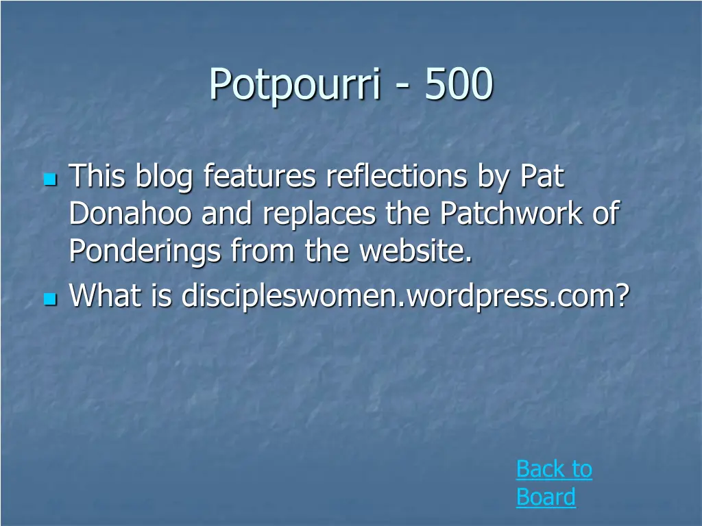 potpourri 500