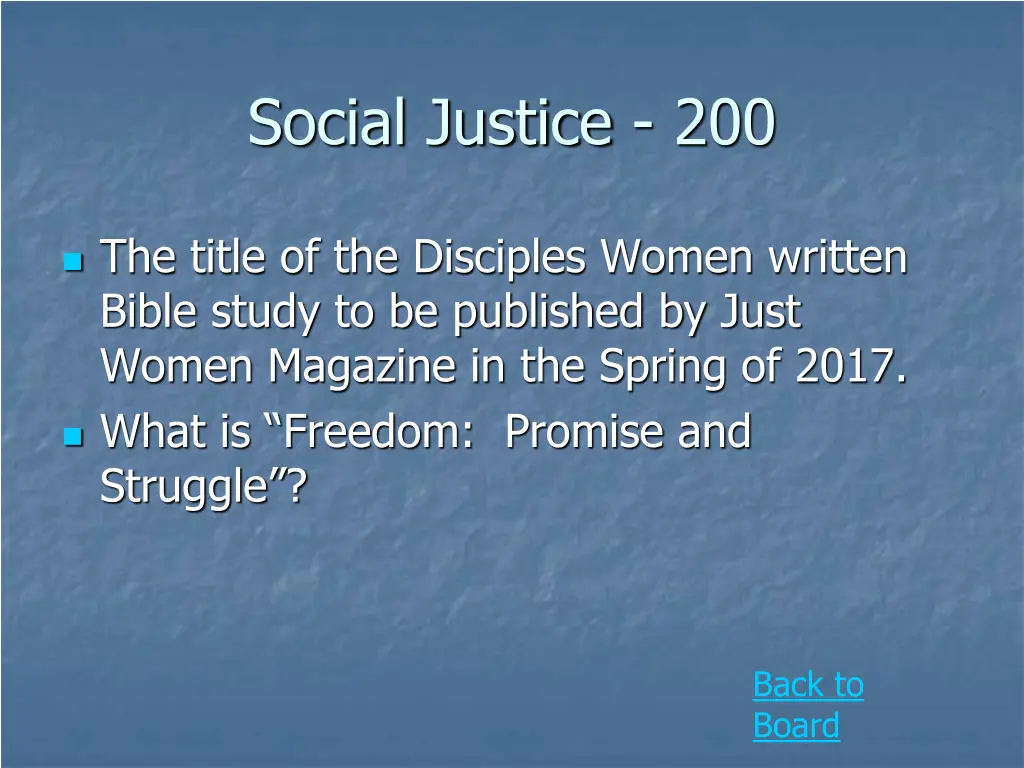 social justice 200