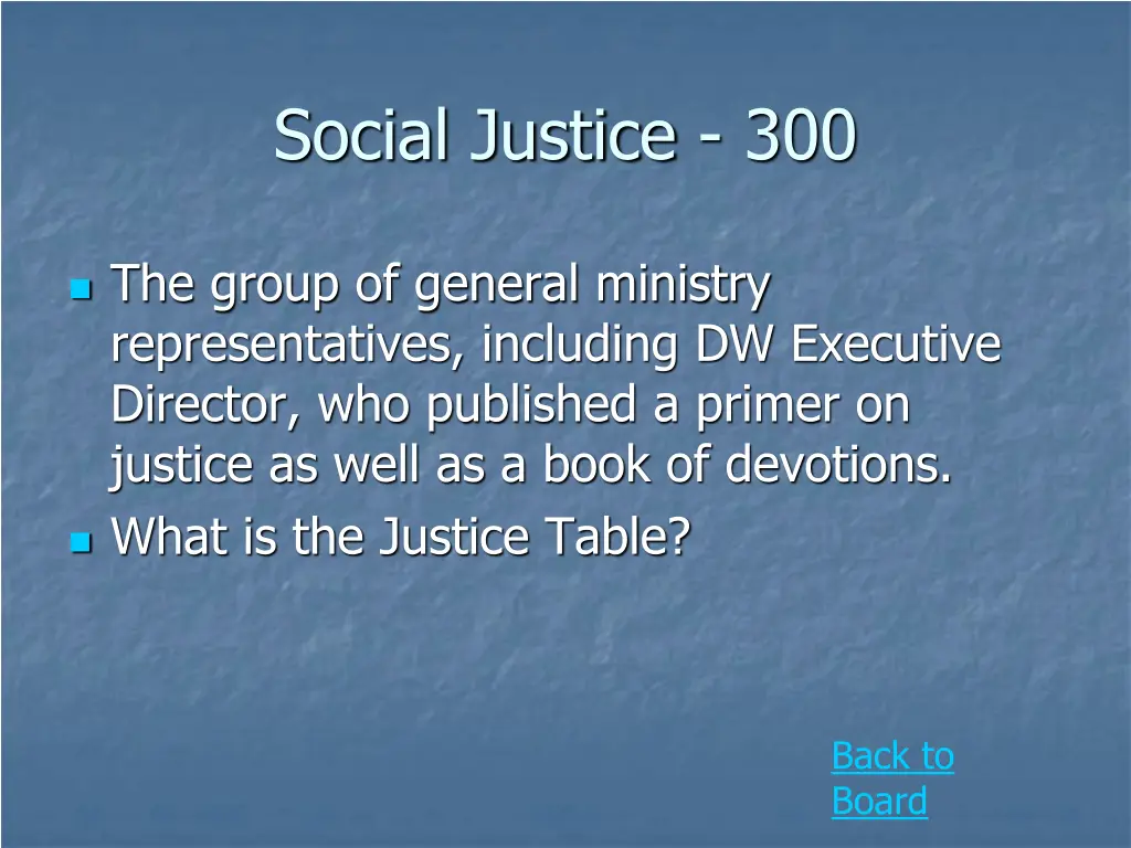 social justice 300