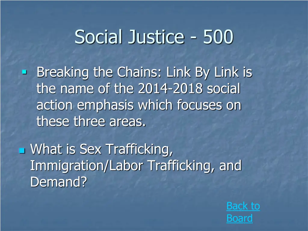 social justice 500