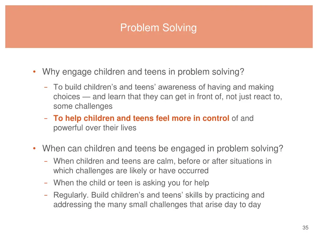 problem solving