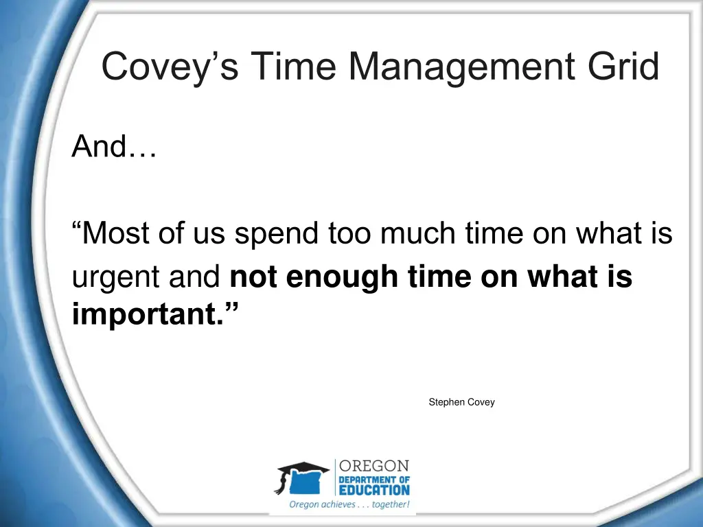 covey s time management grid 1