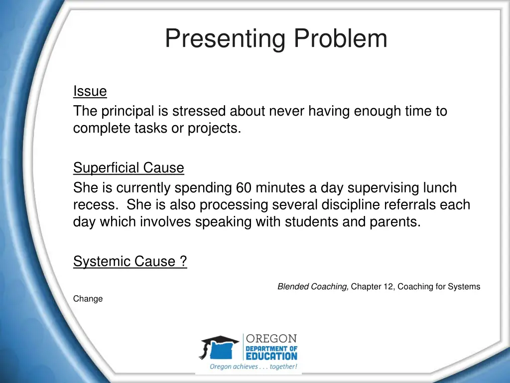 presenting problem