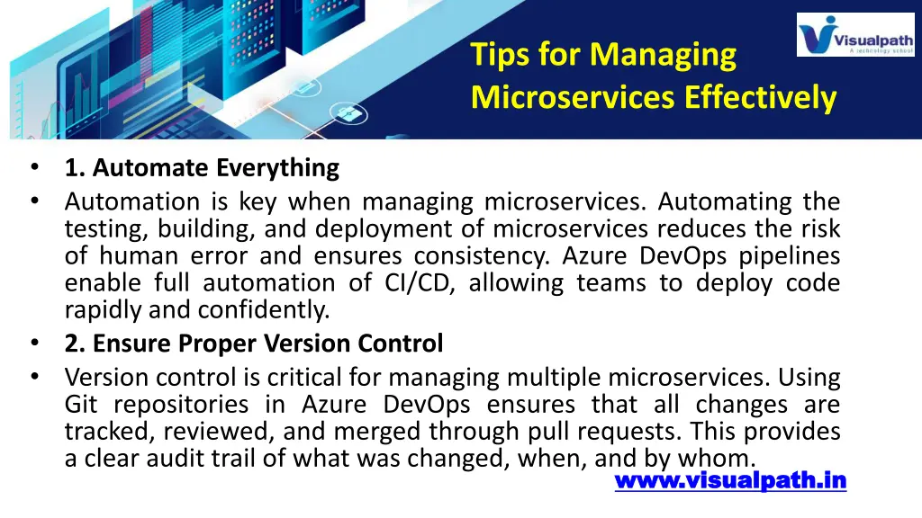 tips for managing microservices effectively