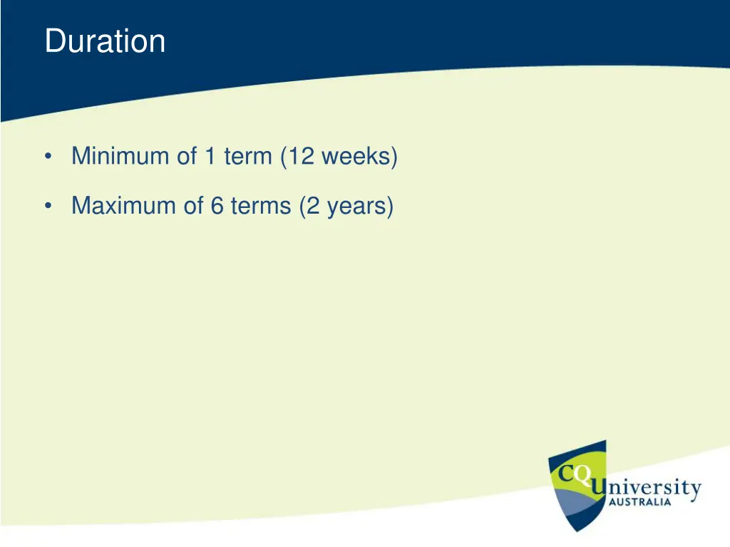 duration