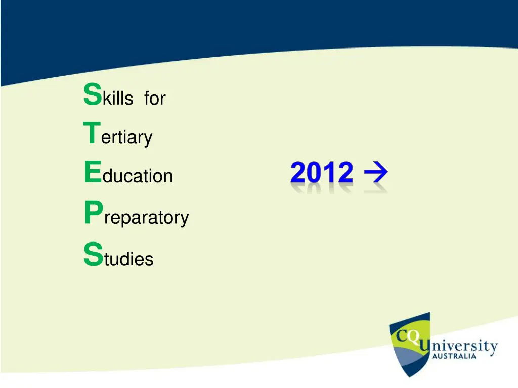 s kills for t ertiary e ducation p reparatory