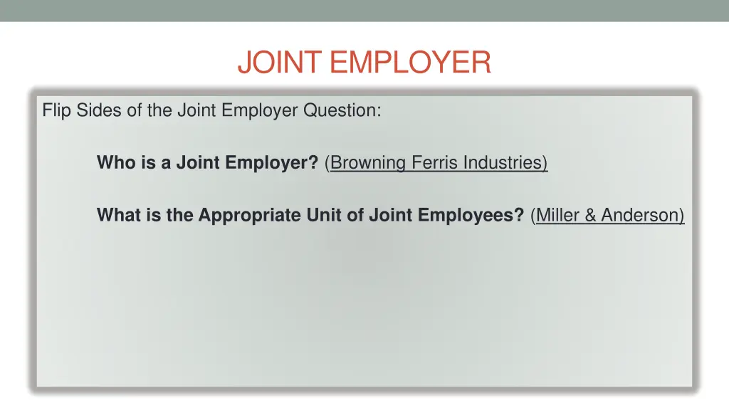 joint employer