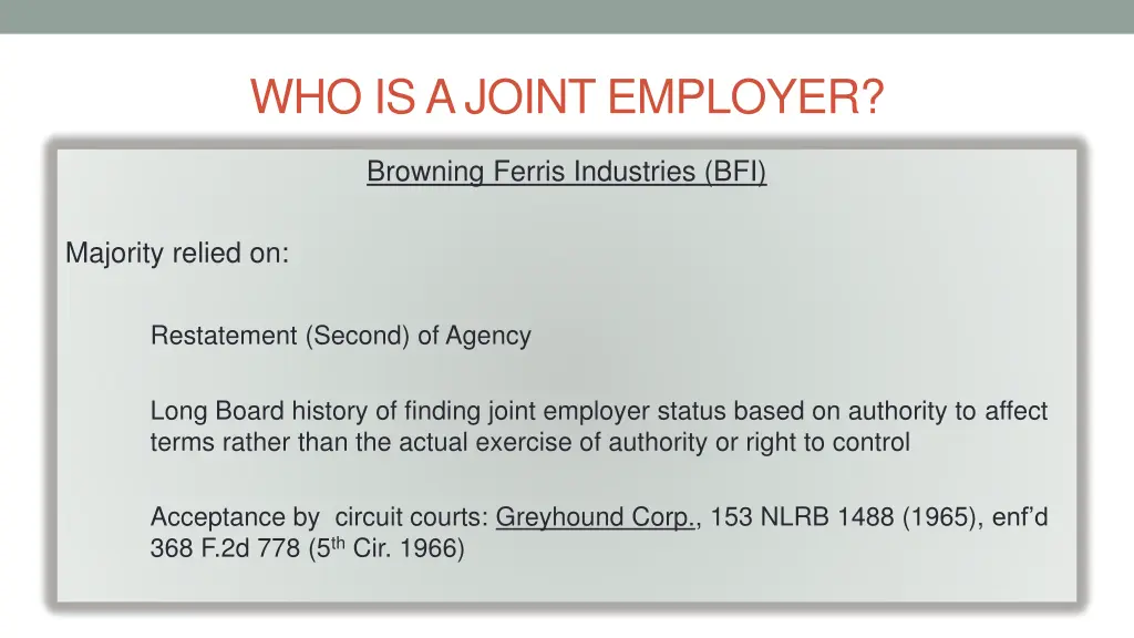 who is a joint employer 1