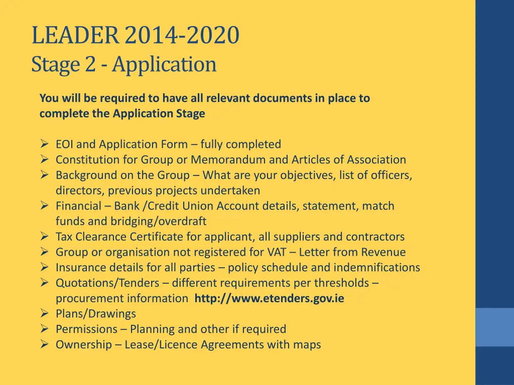 leader 2014 2020 stage 2 application