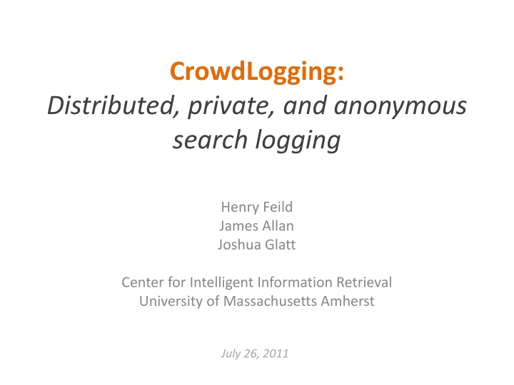 crowdlogging