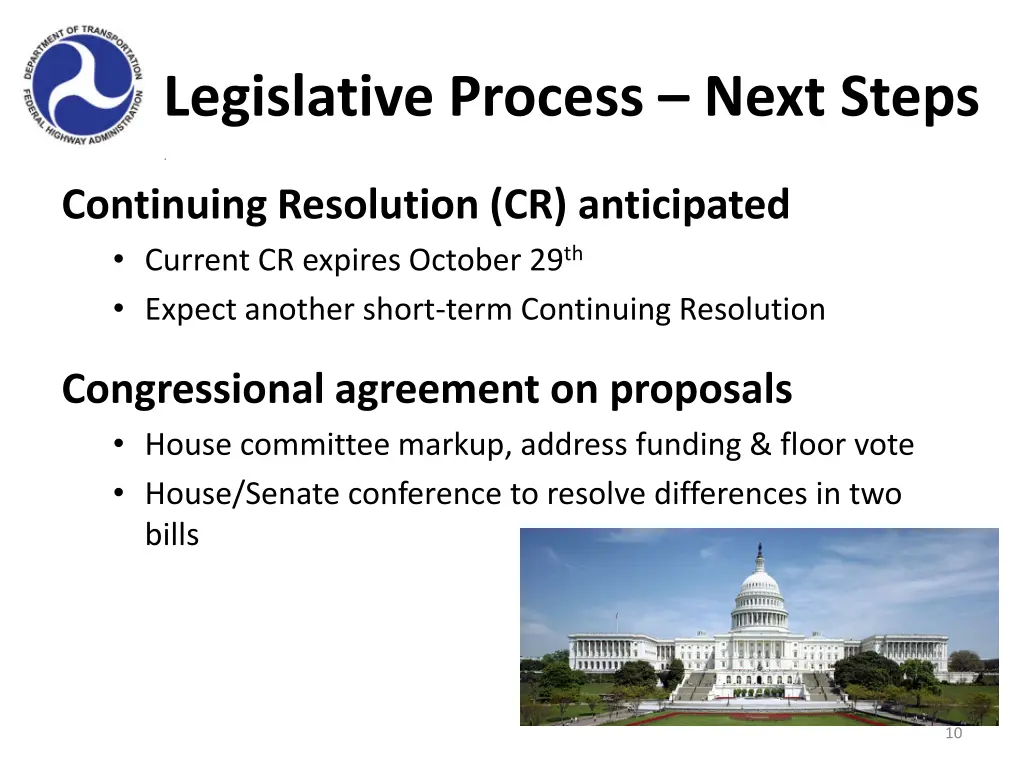 legislative process next steps