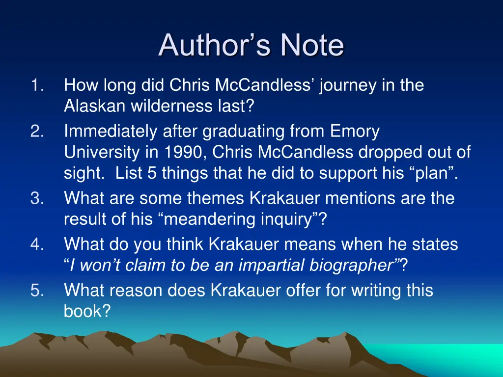 author s note