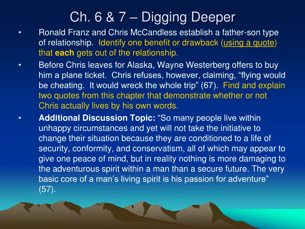 ch 6 7 digging deeper ronald franz and chris