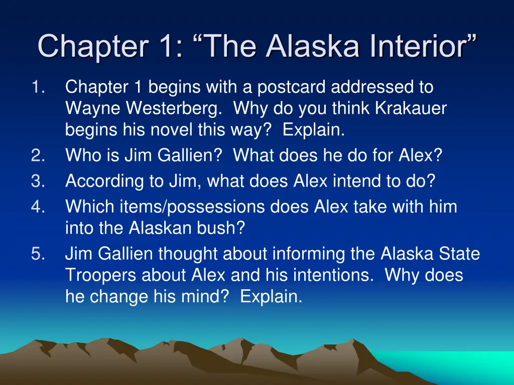 chapter 1 the alaska interior