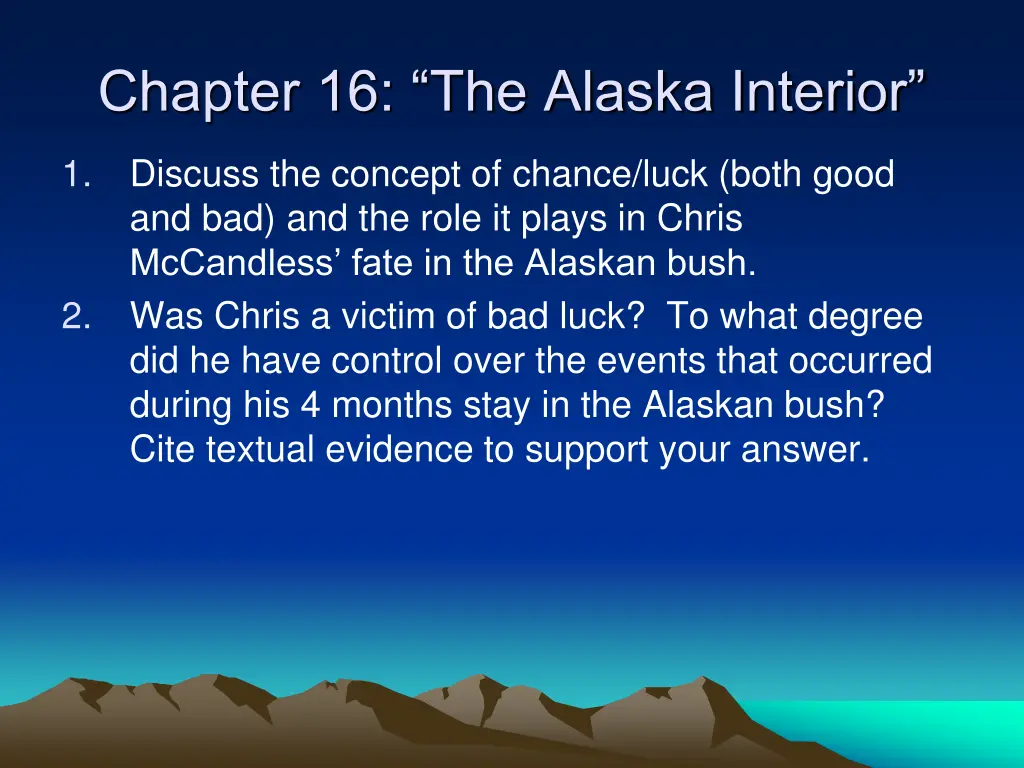 chapter 16 the alaska interior