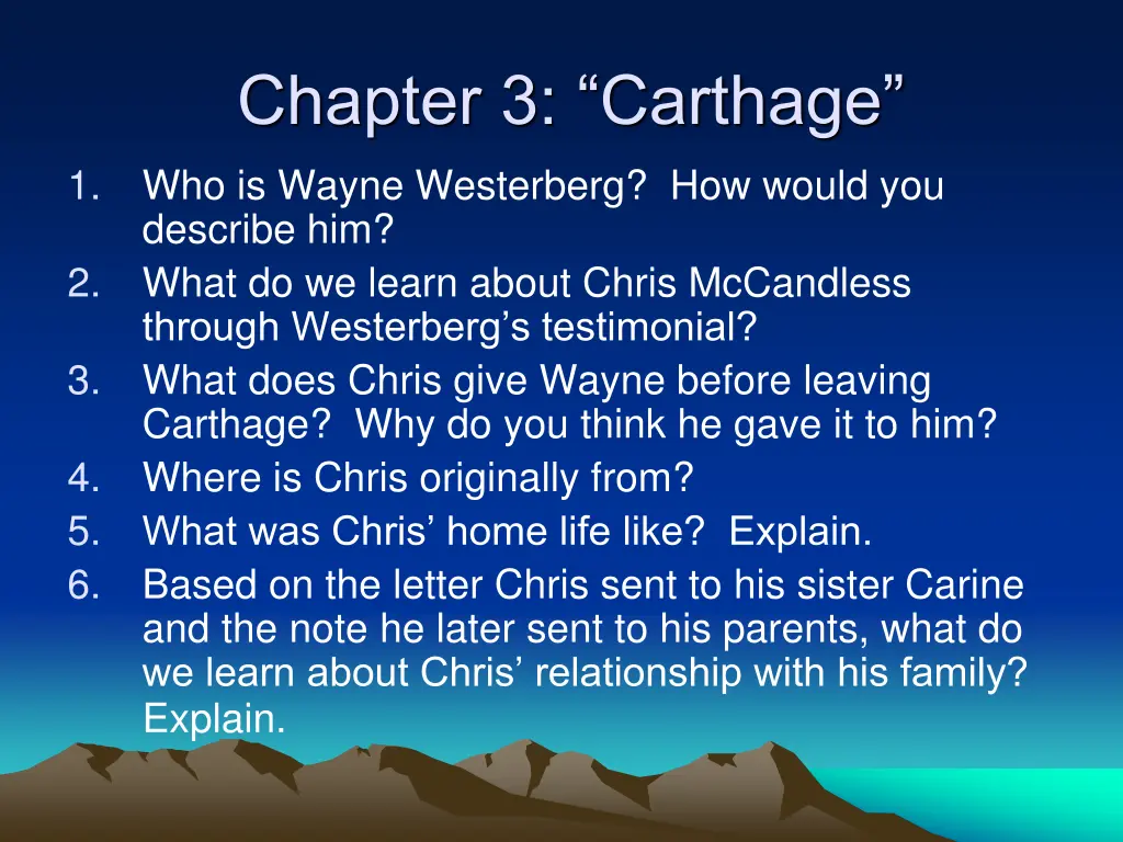 chapter 3 carthage