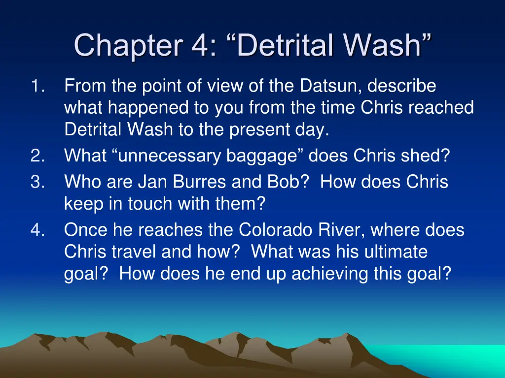 chapter 4 detrital wash