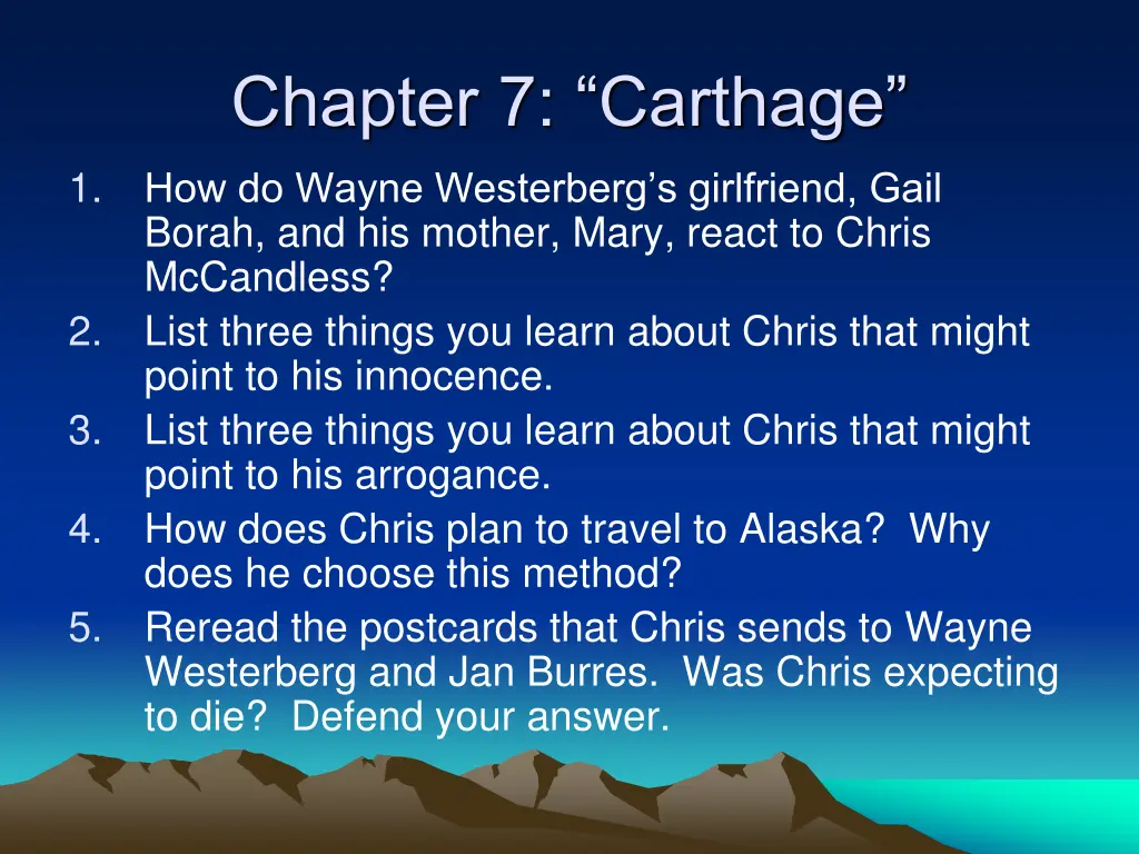 chapter 7 carthage