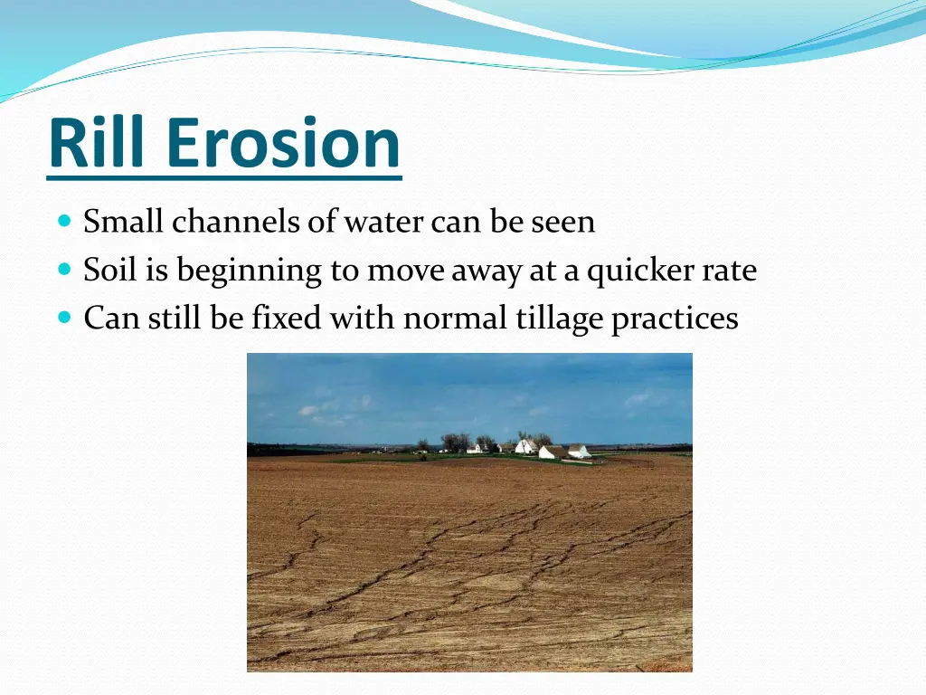 rill erosion