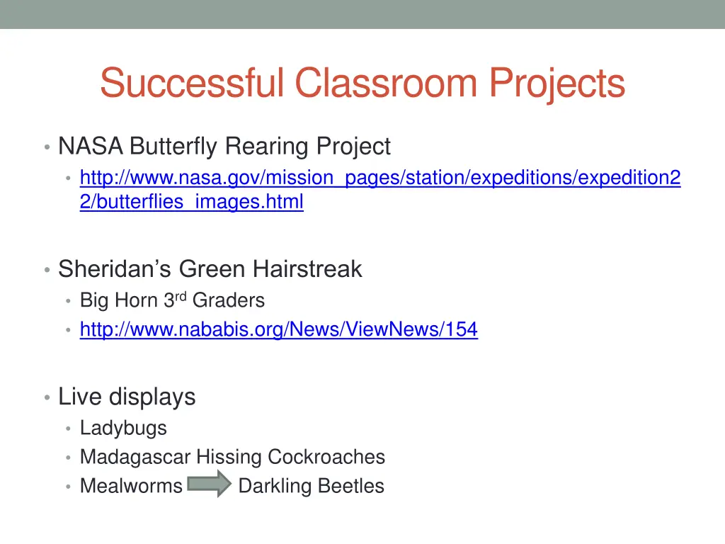 successful classroom projects