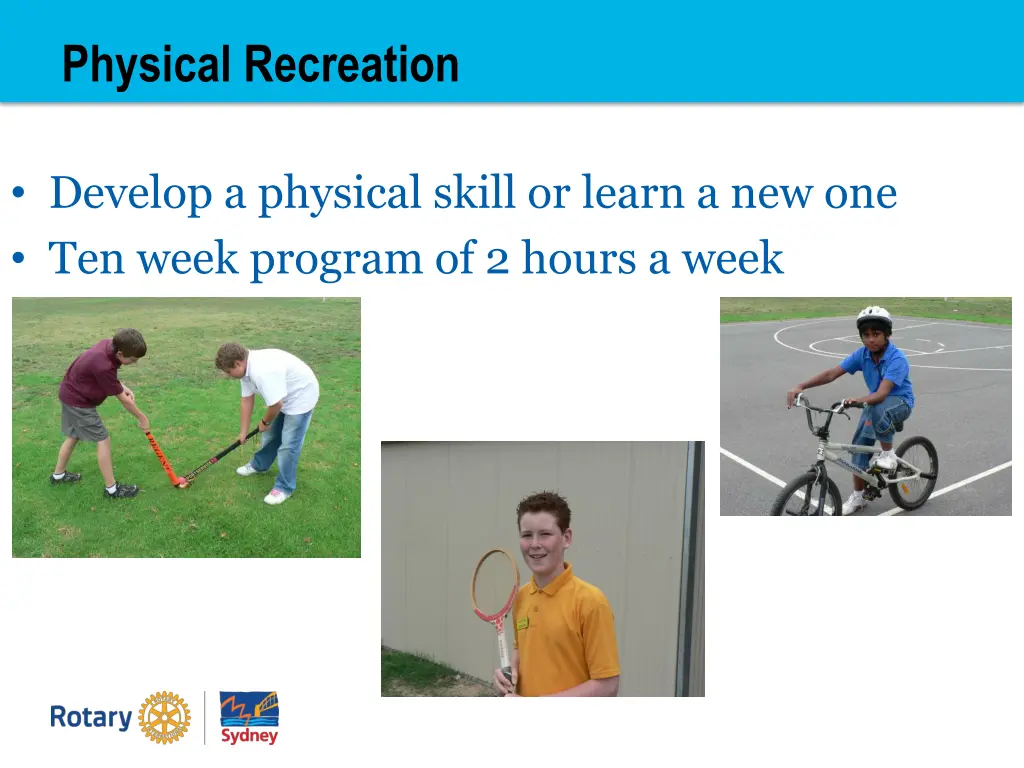 physical recreation