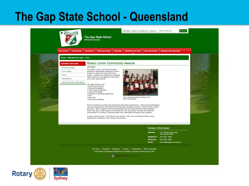 the gap state school queensland